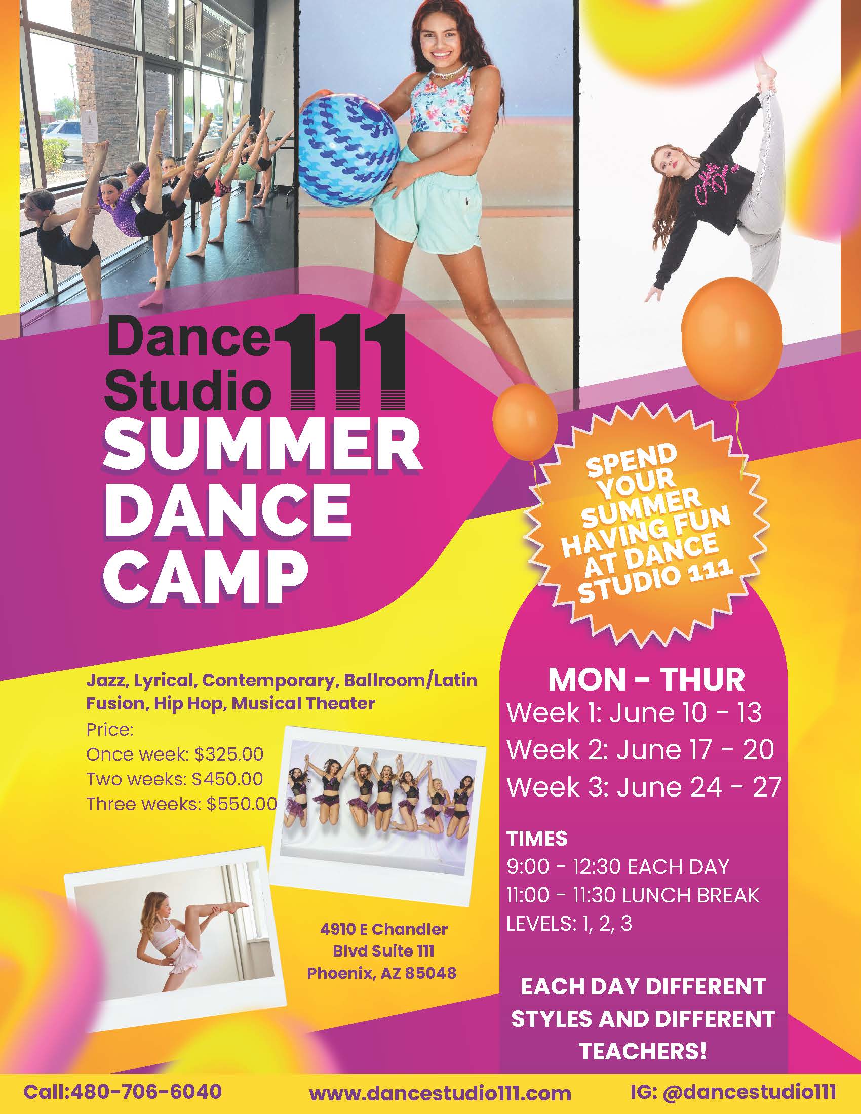 Dance Studio 111 – Training them for dance, preparing them for life.